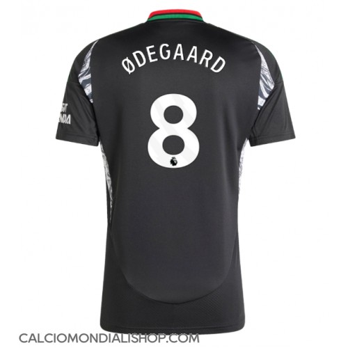 Maglie da calcio Arsenal Martin Odegaard #8 Seconda Maglia 2024-25 Manica Corta